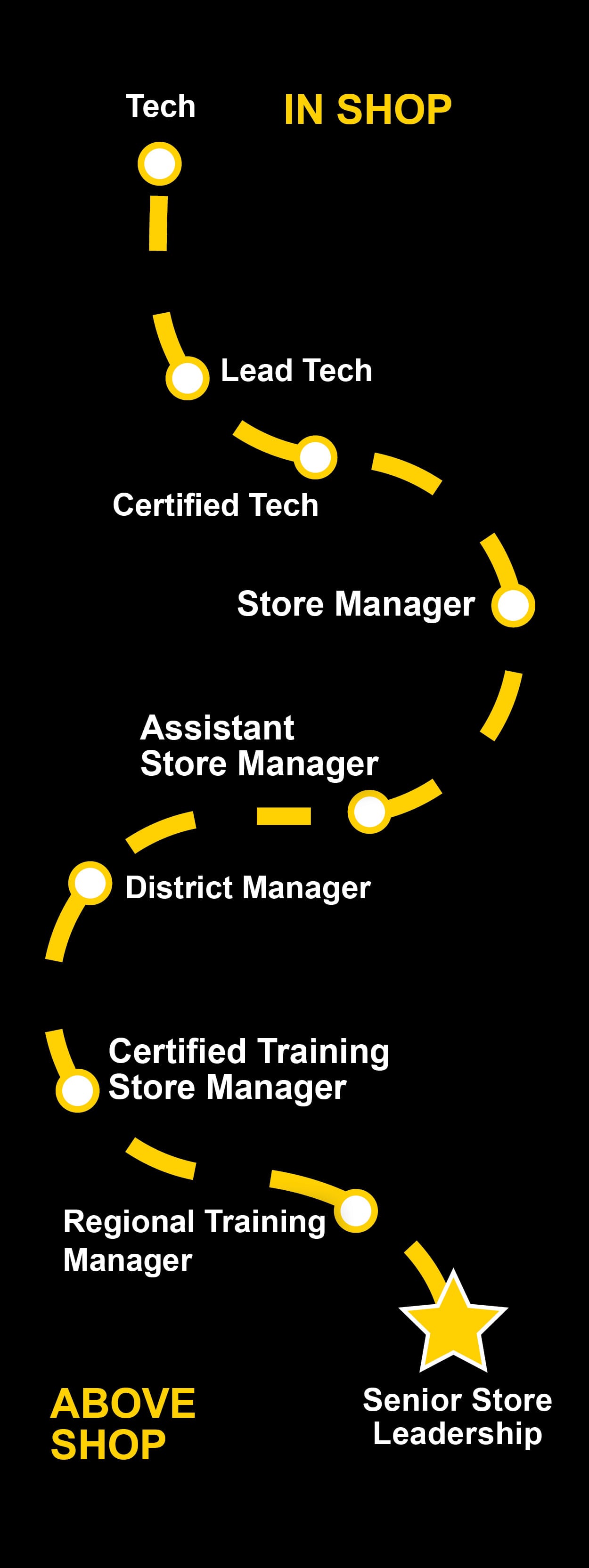 Roadmap from Tech to Senior Store Leadership