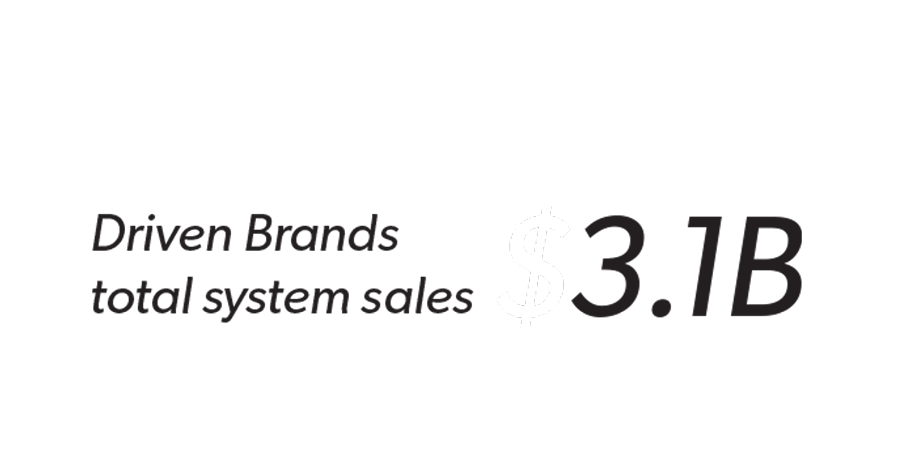 $3.1B Driven Brands total system sales